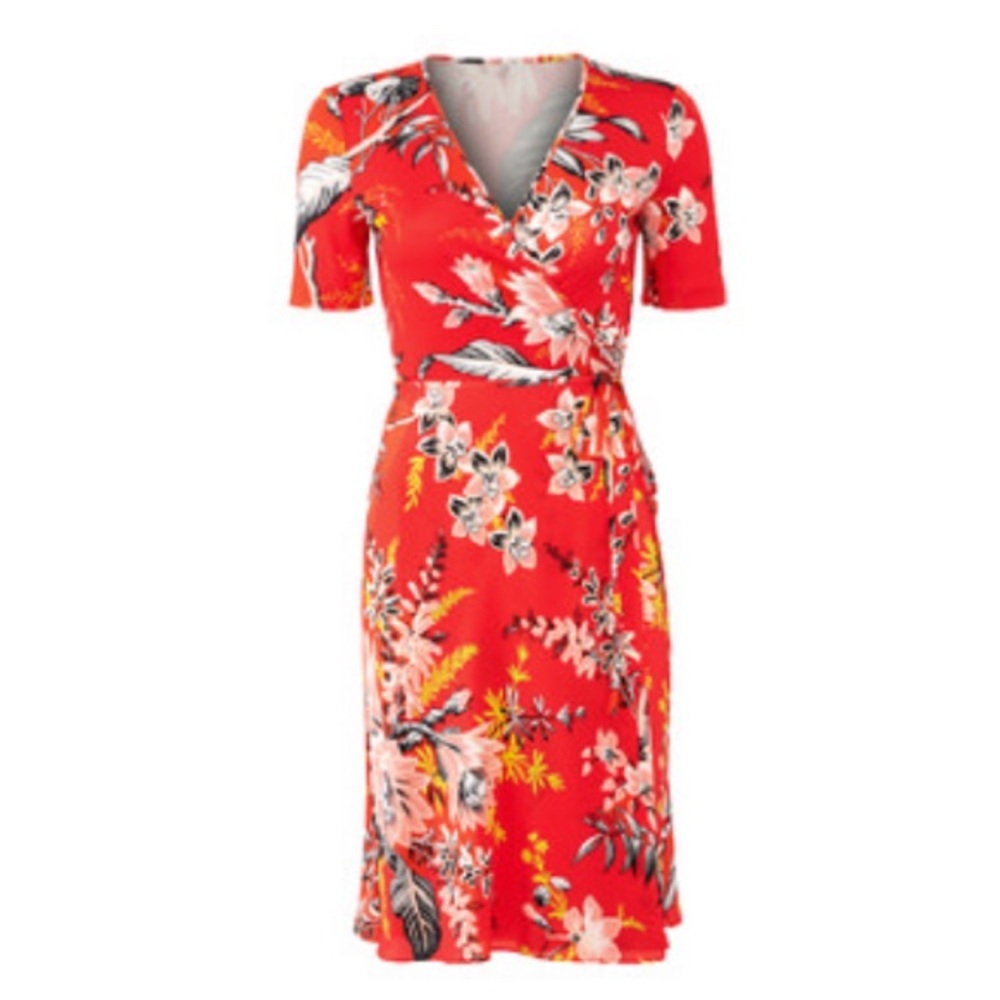 Diane von Furstenberg floral wrap dress